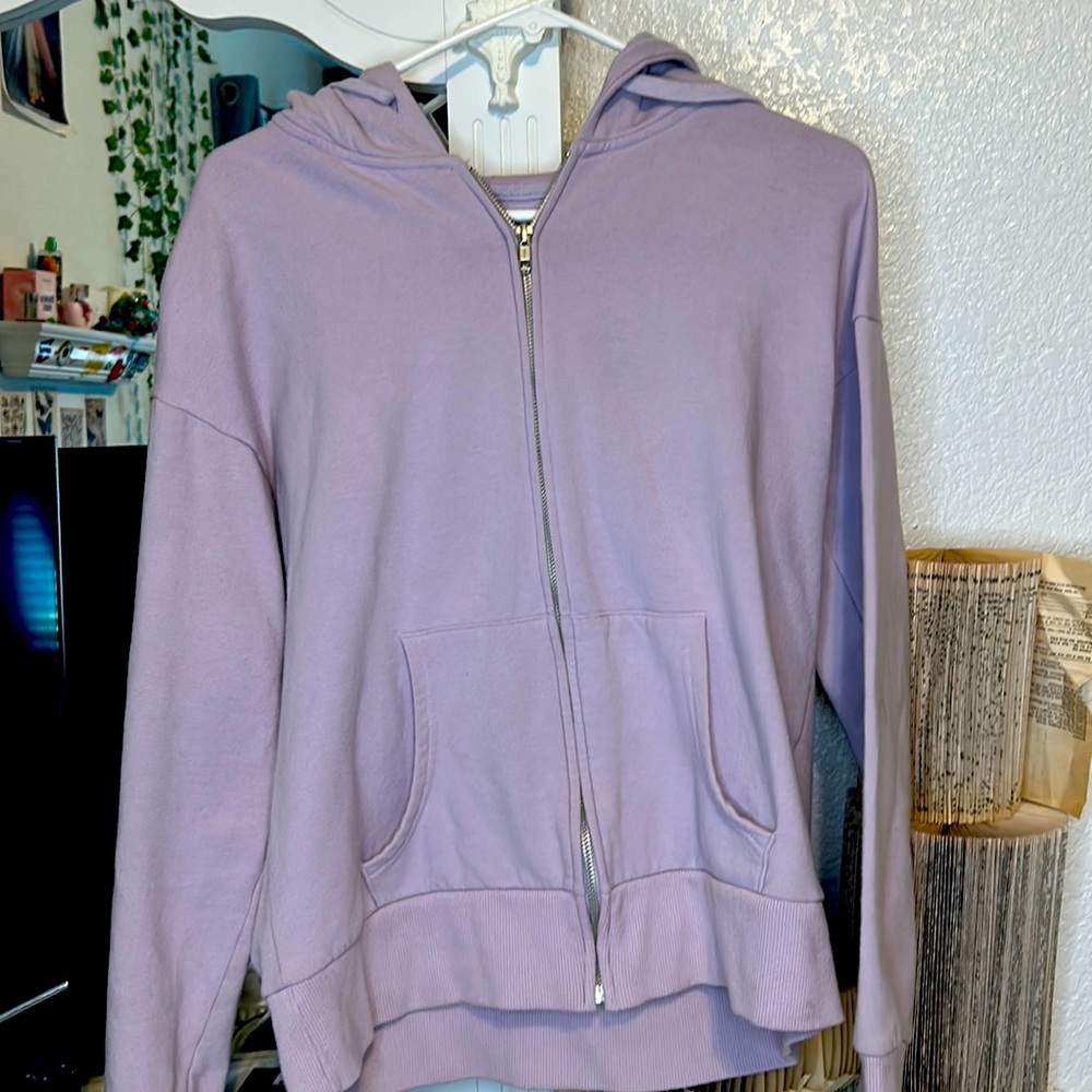 Lavender zip up